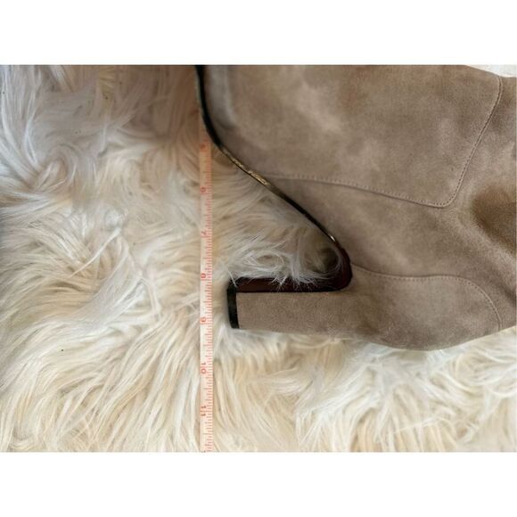 Sam Edelman tan suede bootie side zip approx size 9.5 GUC - Picture 9 of 10